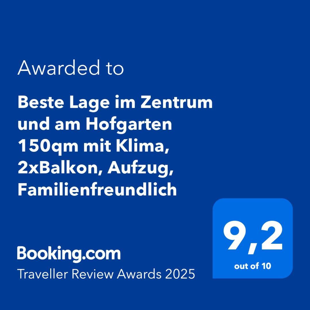 Beste Lage Im Zentrum Und Am Hofgarten 150Qm Mit Klima, 2Xbalkon, Aufzug, Familienfreundlich Bayreuth Buitenkant foto